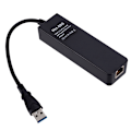 Miniatyrbillede 8 af 8: 3-porte USB 3.0 Gigabit Ethernet Lan RJ45 netværksadapterhub