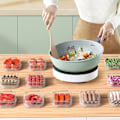 Miniatyrbild 6 av 8: Kylförvaringslåda Kylskåpsorganisatör Kött Frukt Grönsak 1pc