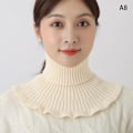 Miniatyrbild 1 av 5: Varm stickad krage ylle dam turtleneck stickad False Col A8