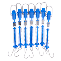 Miniatyrbilde 3 av 8: Praktisk Newtons Spring Scale Tubular Dynamometer Plastic Tran E