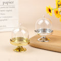 Miniatyrbilde 2 av 8: 4 stk gjennomsiktig godteri dessert holder cupcake display stativ brett bryllup Gold