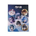 Pikkukuva 1 / 8: 8 kpl / set Anime Tinning -reppu -rintamerkki Matkamuistovaatetuslahja F 01