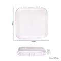Akryl False Nail Storage Box Smycken Presentbox för DIY Press-o Transparent