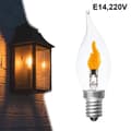 Välkkyvät liekkilamput E12/E14/E27 LED Välkkyvä liekki D A6