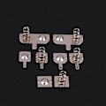 Miniatyrbillede 2 af 5: 10 Stk Spring Sheet 12*10/12MM Kontaktark Positiv Og Negati 01