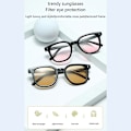Miniatyrbilde 4 av 8: Trendy solbriller for kvinner Design Gradient farge Rosa solglass C