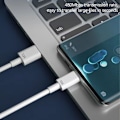 Miniatyrbillede 6 af 7: 120W 10A USB Type C USB Kabel Super Fast Charing Line til Mobil 1m
