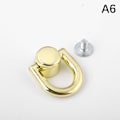 Miniatyrbilde 1 av 8: Metallveske Nagle Nail Spenne Studs Button Håndveske Beltehenger Le A6