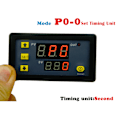 Miniatyrbild 7 av 10: DC 12V 20A Digital Display Tidsfördröjning Relä Timing Timer