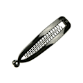 Miniatyrbilde 1 av 8: Banan Hårklemmer For Kvinner Jenter Wave Combs Hårnål Flett Cla BlackB 15cm