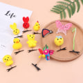 Miniatyrbilde 7 av 8: Little Yellow Duck Hårnål Vårhårtilbehør Hodeplagg Ch A9
