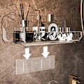 Miniatyrbillede 8 af 8: Badeværelse Transparent Hyldestativ Vægmonteret håndvask No-punch A