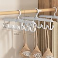 Miniatyrbilde 1 av 8: 1PC BH-Henger for skap 360° roterende stativ med krok for Cami Gray