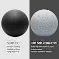 Miniatyrbild 7 av 8: Night Glow Basketball Pu Mjukt Läder Utomhus Anti Slip Basketb Meteor color Number 5 ball