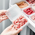 Miniatyrbillede 8 af 8: Container Fryser Frossent Kød Opbevaringsboks Frossen Grade Opbevaring B