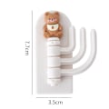 Miniatyrbilde 1 av 8: Sanrio No Punching Krok Roterbar Veggmontert Oppbevaringsstativ Kur A1
