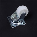 Miniatyrbilde 4 av 7: 4stk 10kg Universal svingbare hjul 1" Hjul Hjul Hvit PP Ny