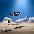Miniatyrbild 6 av 8: Minisimulerad valsköldpadda Aquarium Fish Tank Micro Landscape G