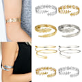 Miniatyrbilde 4 av 5: Arm armbånd for kvinner Jenter Mental Open Overarm Bangle Brace J