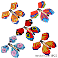 Miniatyrbillede 1 af 8: 10 stk Magic Flying Butterflies Wind Up Toy In The Sky Bogmærke 1