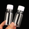 Miniatyrbilde 2 av 8: 5 stk 60 ml små plastflasker ingefærskuddflasker med lokk M 5pcs