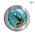 Pikkukuva 8 / 8: Sea Life Sea Turtle WC-kannen tarra Ikkuna seinä tarra Etusivu A2