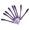 Miniatyrbild 5 av 7: 8 st/ set 2,5-6,0 mm lila virknålar Set Craft Weaving Stickt