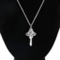 Miniatyrbilde 5 av 5: Retro Planet Universe Key Halskjede n Women's Hip Hop Silver Col A1