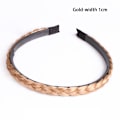 Pikkukuva 1 / 8: Fishbone Braid Lazy Wig Twist Braid otsapanta Bohemia naisten hiukset Gold 1cm