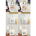 Miniatyrbilde 4 av 8: e Kapibala Canvas Bag Capybara Large Capacity Shopping Bag Shou A2