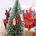 Miniatyrbillede 1 af 8: 1:12 Dukkehus Mini Slæde Model Ski Board Xmas Tree Pendant Ch