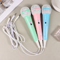 Miniatyrbilde 2 av 8: Kablet mikrofon 3,5 mm jack lettvekts sangmekanisme Home Ki Sky blue