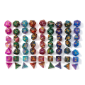 Miniatyrbillede 3 af 8: 7 Stk Mix Terning Sæt Bærbart Legetøj Til Børn Polyhedral D4 D6 D8 D1 A3