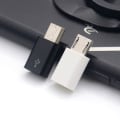 Miniatyrbillede 4 af 5: 1 Stk Type C Hun til Micro USB Han Converter til Android Phon White