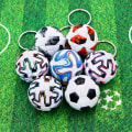 Miniatyrbillede 5 af 9: 3D Sports Fodbold Souvenirs PU læder nøglering A