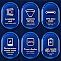 Miniatyrbilde 7 av 8: Super Bright oppladbar hodelykt 1200mAh High Power hodelykt white twin-core