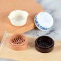 Pikkukuva 8 / 8: Simuloitu Bowl Plate Spoon Pot Playing House Miniatyyri keittiövälineet A2