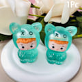 Pikkukuva 1 / 8: 1 kpl Valoisa Piirretty Mikrokoriste Miniatyyri Ruukku Koriste Light green