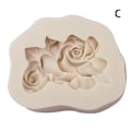 Miniatyrbilde 1 av 8: 1 Stk Peon Solsikke Lotus Silikonformer Rose Blomsterform Des C