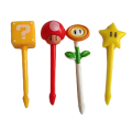 Miniatyrbillede 4 af 7: 8 stk Happy Mary Fruit Fork Grade Cartoon Kid Cake Frugt Tandpind