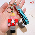 Pikkukuva 1 / 8: Uusi 3D-peli Minecraft PVC-avaimenperä Ainme Steve Creeper My World A3