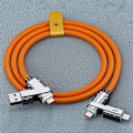 Miniatyrbilde 4 av 8: Ny 100W 2 i 2 PD Rask USB-kabel for/ære uttrekkbar portab White 2m