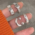 Miniatyrbillede 2 af 8: Smile Shape Ring Til Kvinder Fine Smykker Finger Justerbar Åben A1