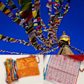 Miniatyrbild 1 av 8: Religiös flagga tibetansk buddhistisk böneflagga Tibet Lung Ta Banne Multicolor
