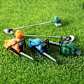 Miniatyrbillede 3 af 5: 1Pc 1:12 Dukkehus Miniature Kædesav Plæneklipper Model Simulat 03