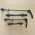 Miniatyrbilde 4 av 8: Sykkel Quick Release + Front Bakaksel Utløserstang foran rear