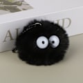 Miniatyrbilde 1 av 5: Svart liten brikett plysj nøkkelring anheng bag e jente smykker Black
