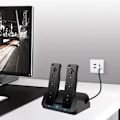 Miniatyrbillede 5 af 7: Ladestation Lader Dock til Wii U fjernbetjening Gamin black