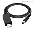 Miniatyrbillede 1 af 8: USB til jævnstrømskabel 5V til 12V Boost Converter 8 adaptere USB A4