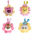 Miniatyrbilde 2 av 8: e Strawberry Bear Winnie the Pooh Plysj Small Pendant nøkkelringer D